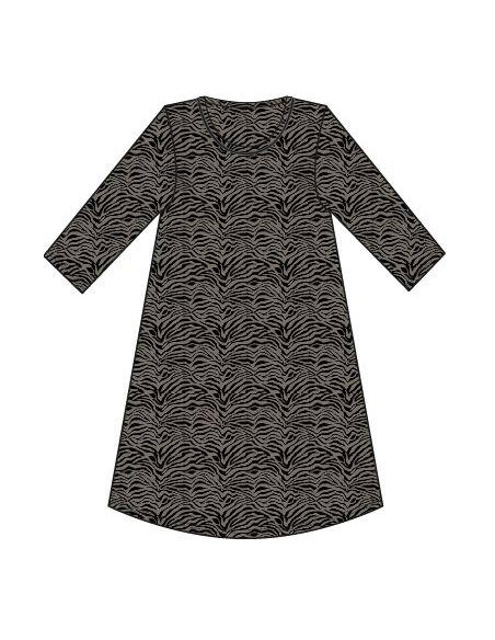 Lady Avenue 66706 Nattlinne 3/4 bambu Zebra