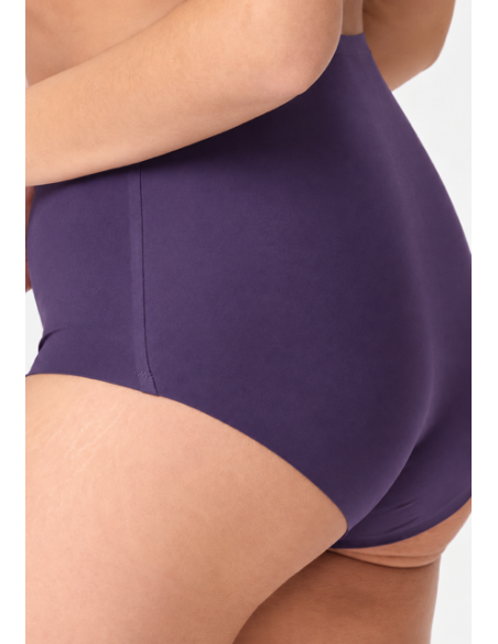 Lingadore 1400HWB-1 High waist brief- grape