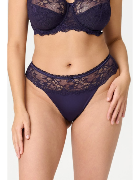 Lingadore 1400T String Lace - grape
