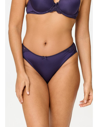 Lingadore 1400B-3 brief - grape