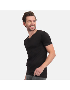 Bamboo Basics Velo T-shirt V-neck 2