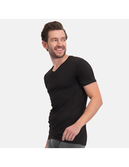 Bamboo Basics Velo T-shirt V-neck