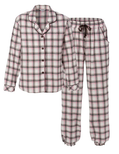 Lady Avenue 66726 Bambu Flanell Pyjamas