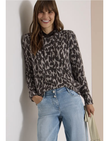 Cecil 326037 Featheryarn fake hoody