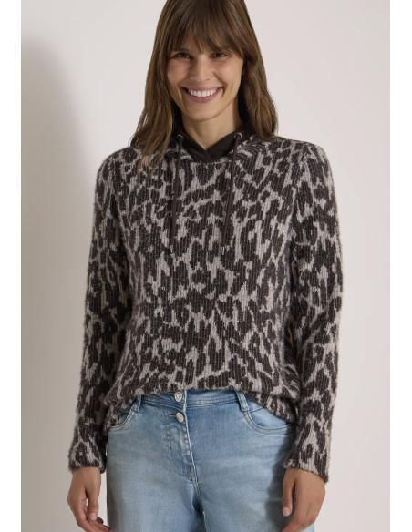Cecil 326037 Featheryarn fake hoody