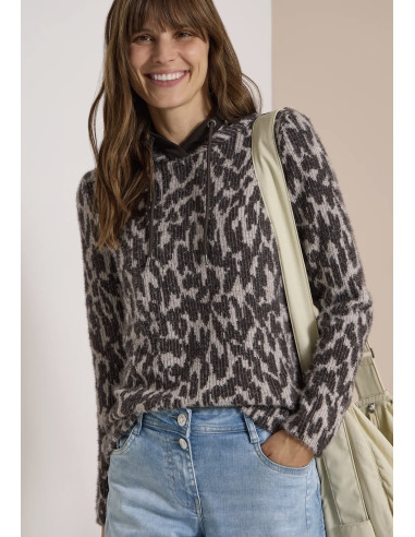 Cecil 326037 Featheryarn fake hoody
