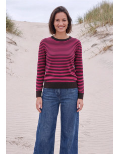 Cecil 303980 Cosy striped sweater