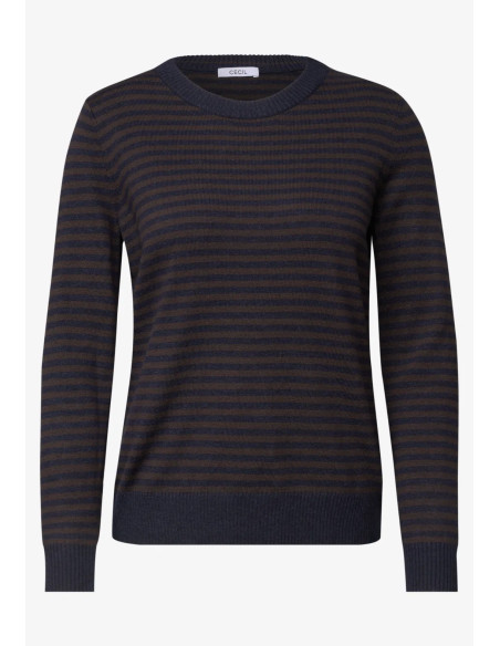 Cecil 303980 Cosy striped sweater