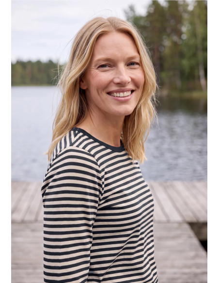 Cecil 326042 Striped layering shirt