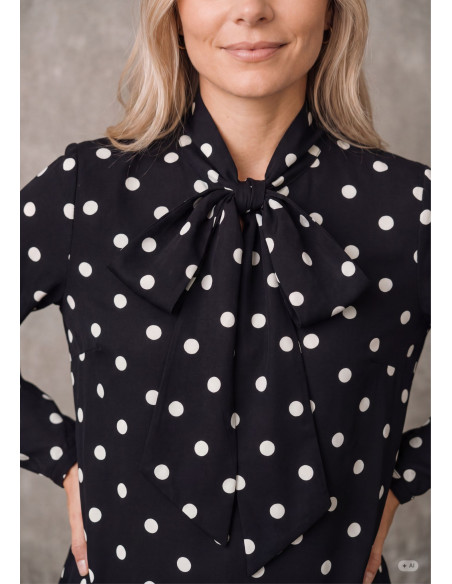 I Say 58059 Osla Bow Blouse
