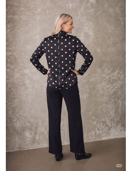 I Say 58059 Osla Bow Blouse